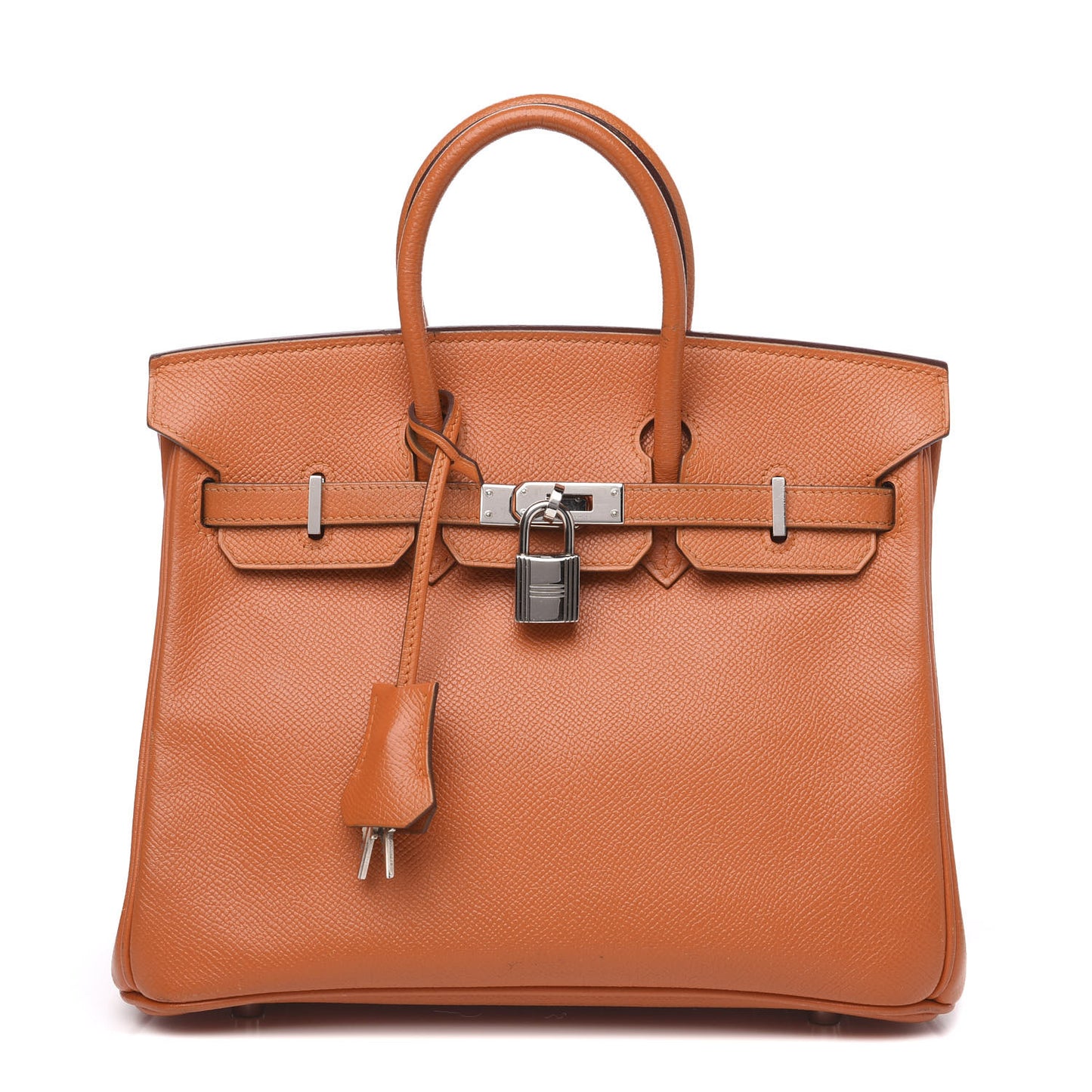 Epsom Birkin 25 Orange