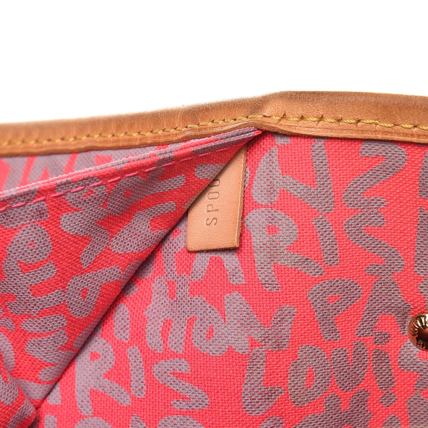 Louis Vuitton Monogram Graffiti Neverfull GM Fuchsia 7 of 13