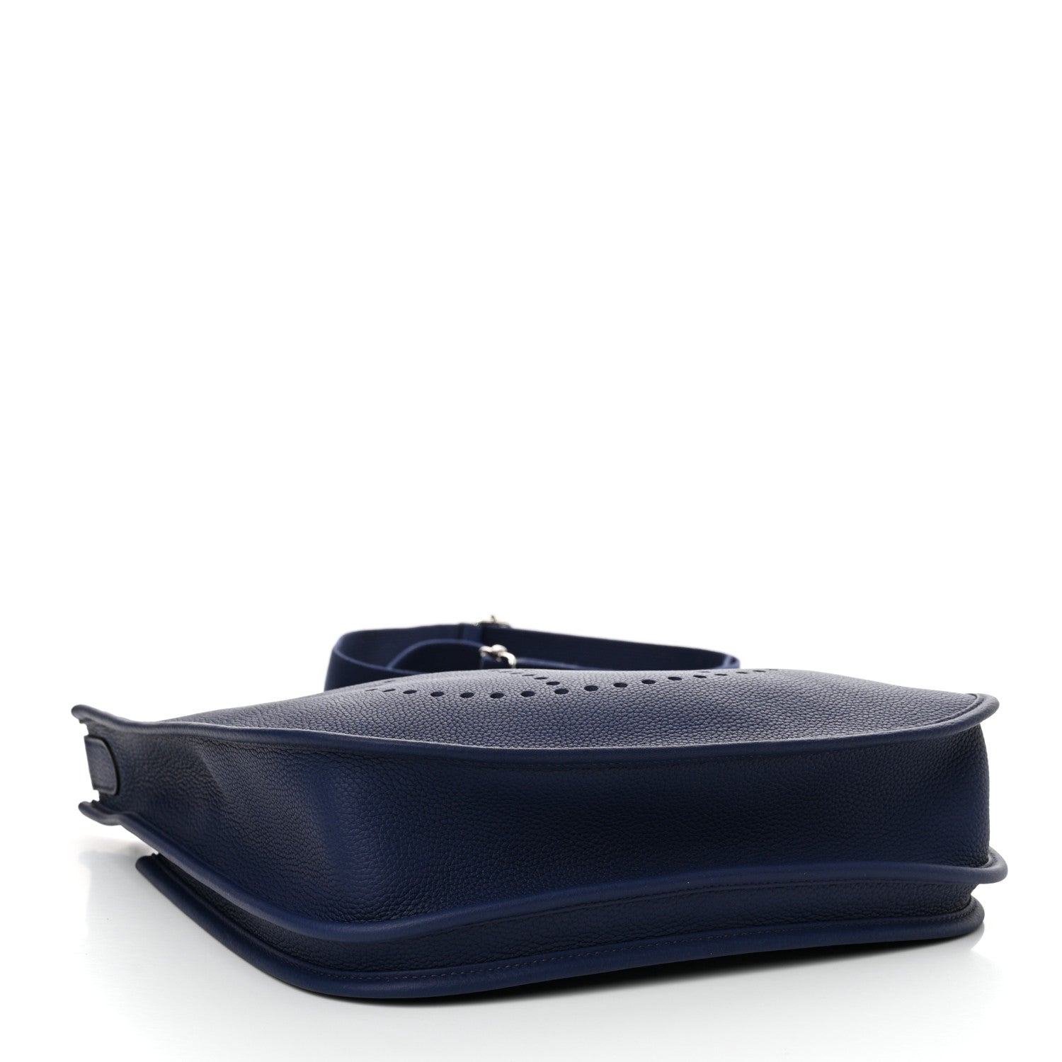 Hermes Taurillon Clemence Evelyne III PM Bleu Saphir 4 of 11