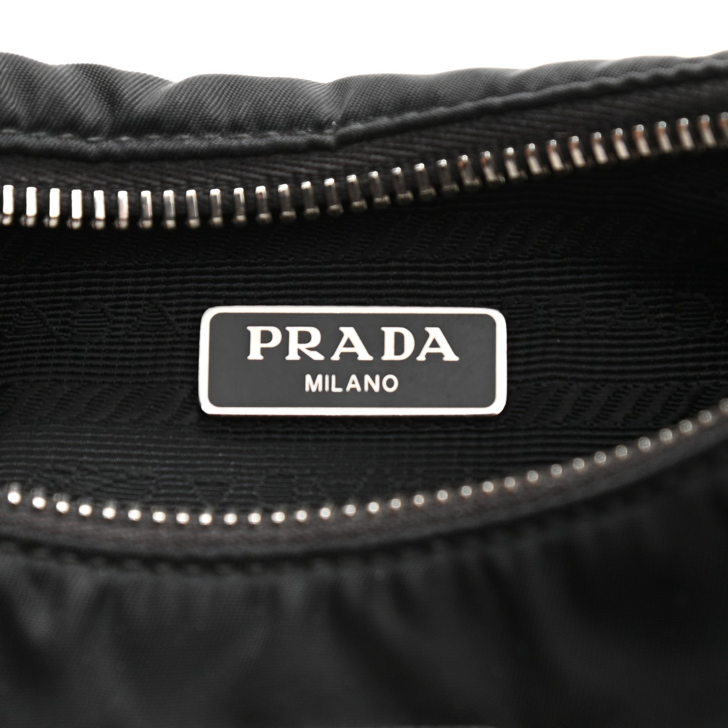 Prada Nylon Re-Edition 2005 Shoulder Bag Black 6 of 9