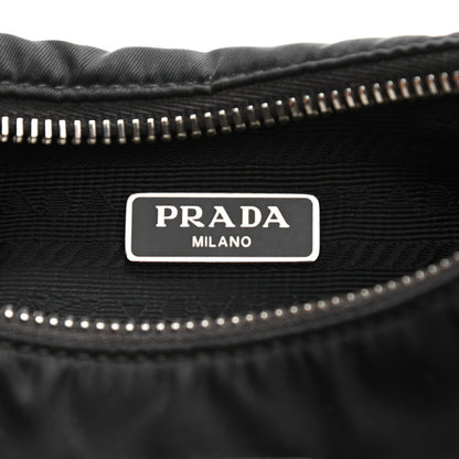 Prada Nylon Re-Edition 2005 Shoulder Bag Black 6 of 9
