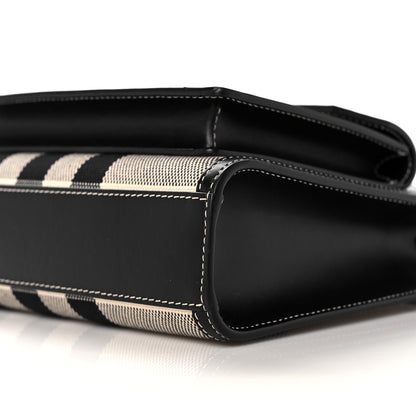 Burberry Smooth Calfskin Archive Canvas Check Mini Pocket Bag Butter Beige Black 10 of 10
