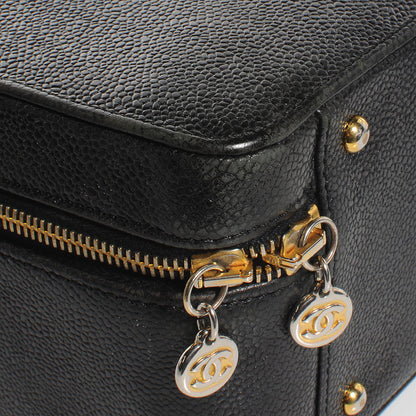 Chanel Caviar Cosmetic Case Black 8 of 8