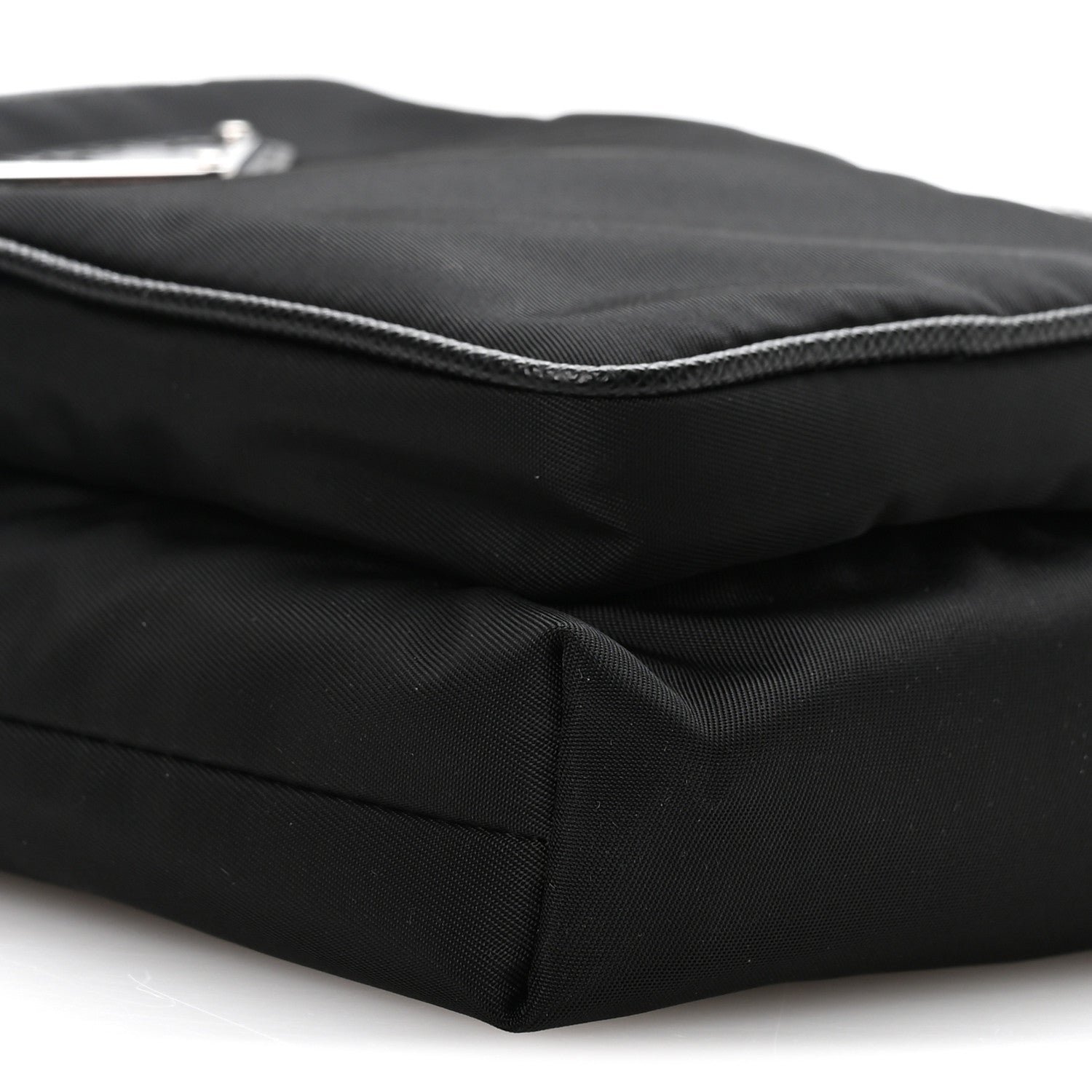 Prada Tessuto Nylon Saffiano Phone Case Crossbody Black 9 of 10