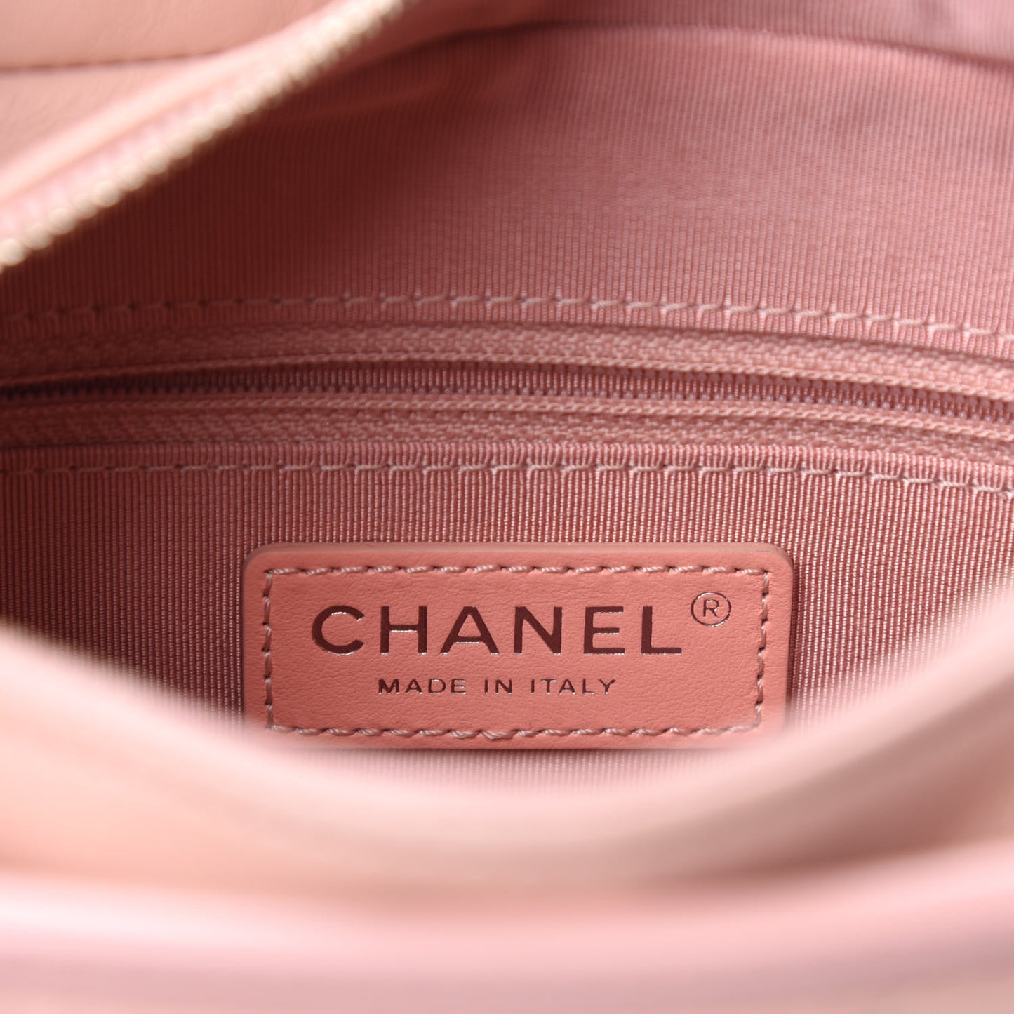 Aged Calfskin Chevron Quilted Small Gabrielle Hobo Pink