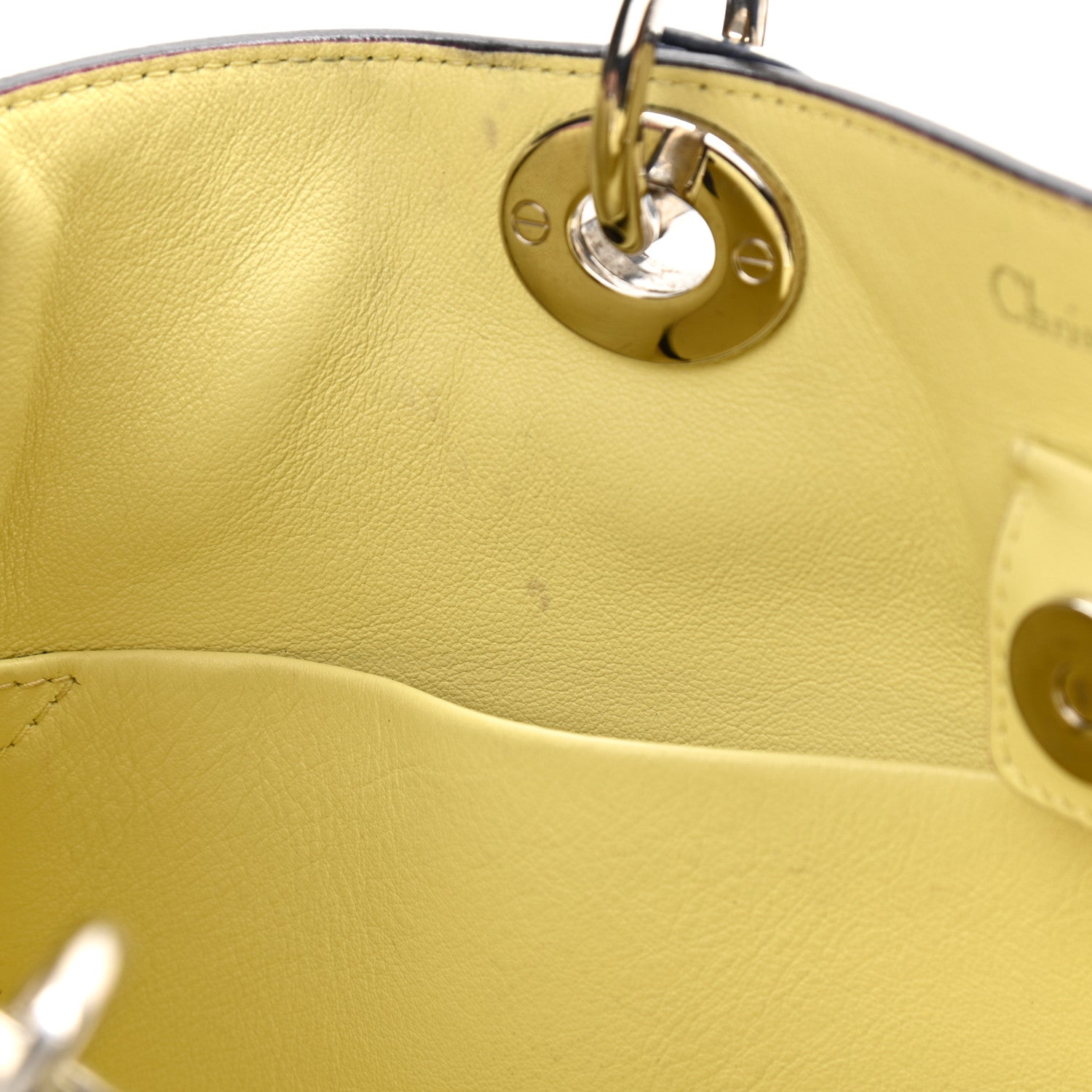 Christian Dior Bullcalf Medium Diorissimo Tote Blue 12 of 13