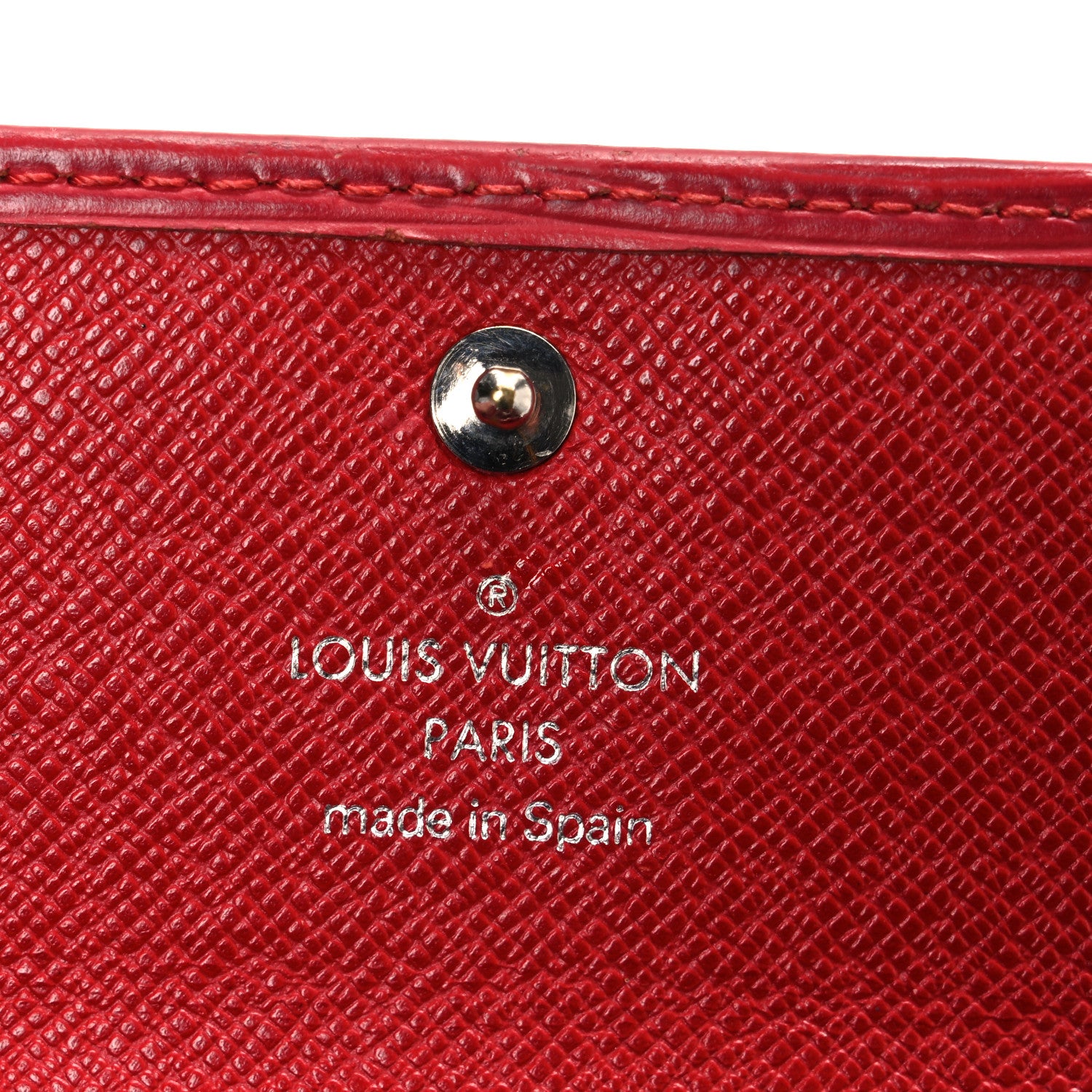 Louis Vuitton Epi Sarah Wallet Castillan Red 6 of 10