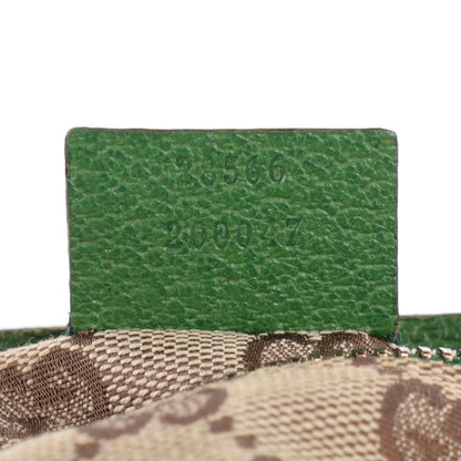 Gucci GG Monogram Web Double Pocket Belt Bag Green 7 of 7