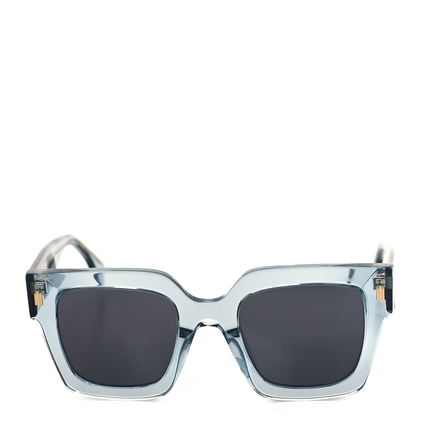 Acetate Fendi Roma Square Sunglasses FE401001I Blue
