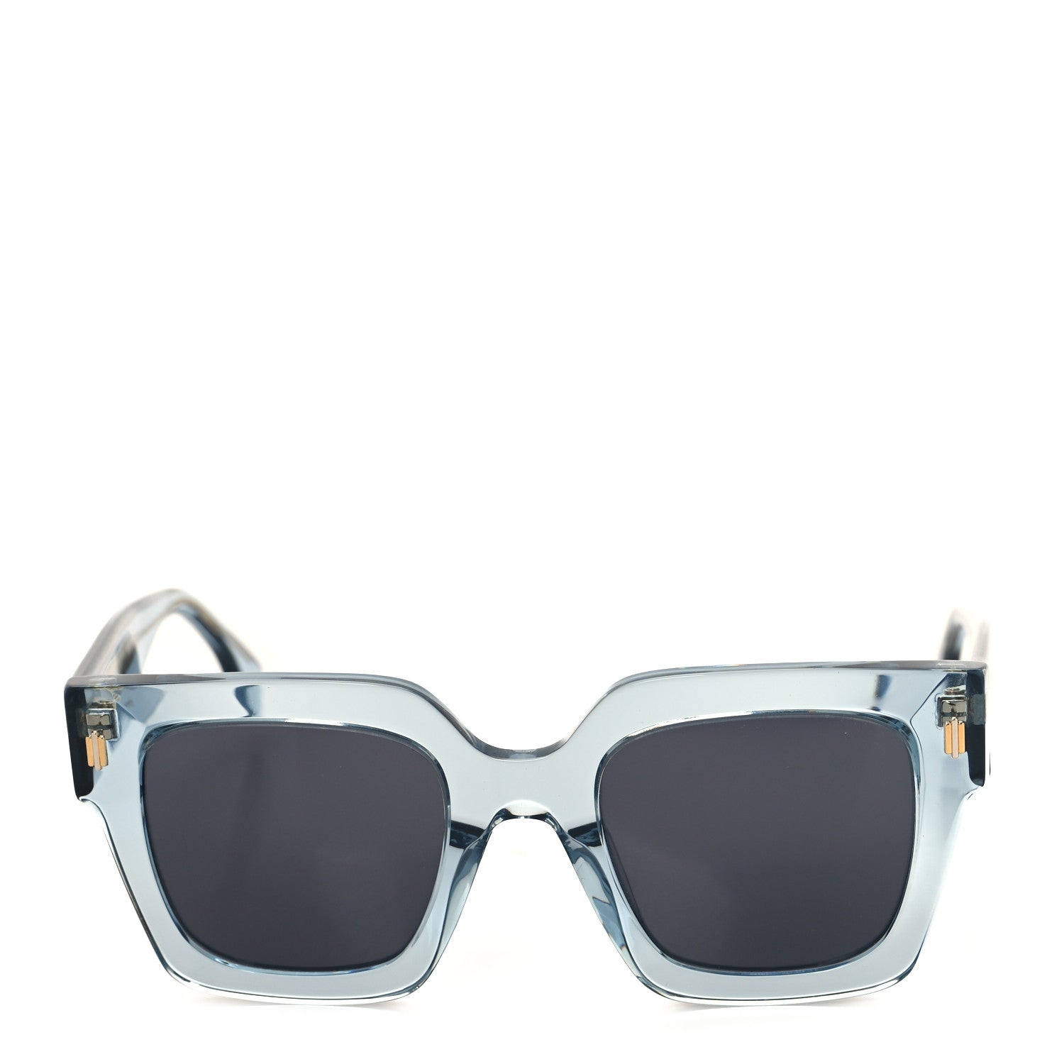 Fendi Acetate Fendi Roma Square Sunglasses FE401001I Blue 2 of 6