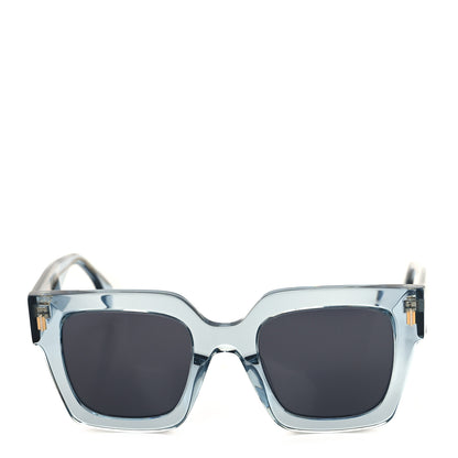 Fendi Acetate Fendi Roma Square Sunglasses FE401001I Blue 2 of 6