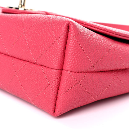 Chanel Caviar Quilted Small City Walk Flap Pink 9 of 13
