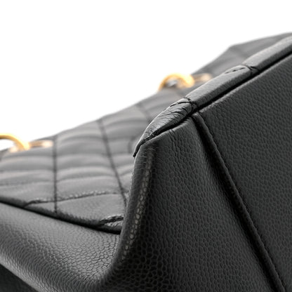 Chanel Caviar Quilted Grand Shopping Tote GST Black 14 of 14