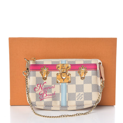 Louis Vuitton Damier Azur Summer Trunks Newport Beach Mini Pochette Accessories 8 of 8