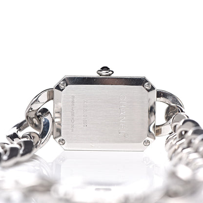 Chanel Stainless Steel Diamond Bezel Mother of Pearl 16mm Chain Premiere Quartz Watch 5 of 7