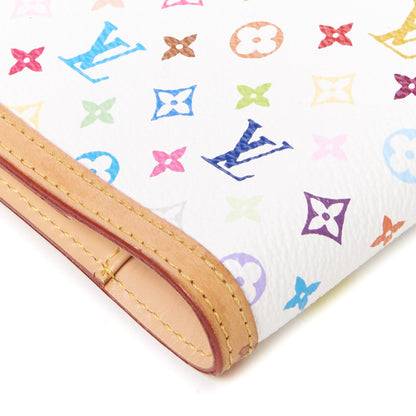 Louis Vuitton Monogram Multicolor Small Ring Agenda Cover White 5 of 7