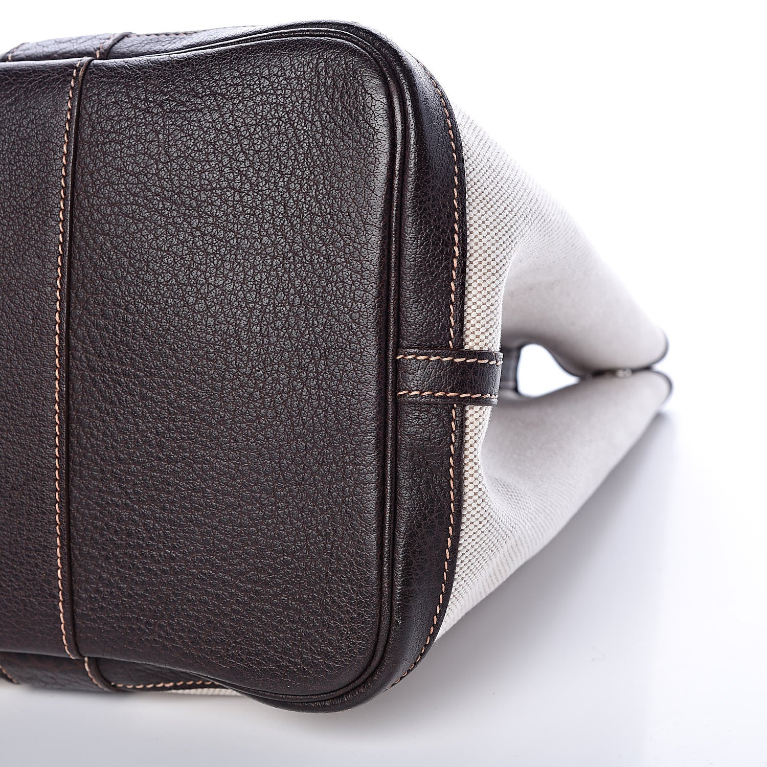 Hermes Toile Buffle Gala Garden Party Tote 36 MM Marron Fonce 10 of 11