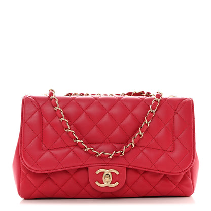 Chanel Lambskin Quilted Medium Mademoiselle Chic Flap Pink 1 of 10