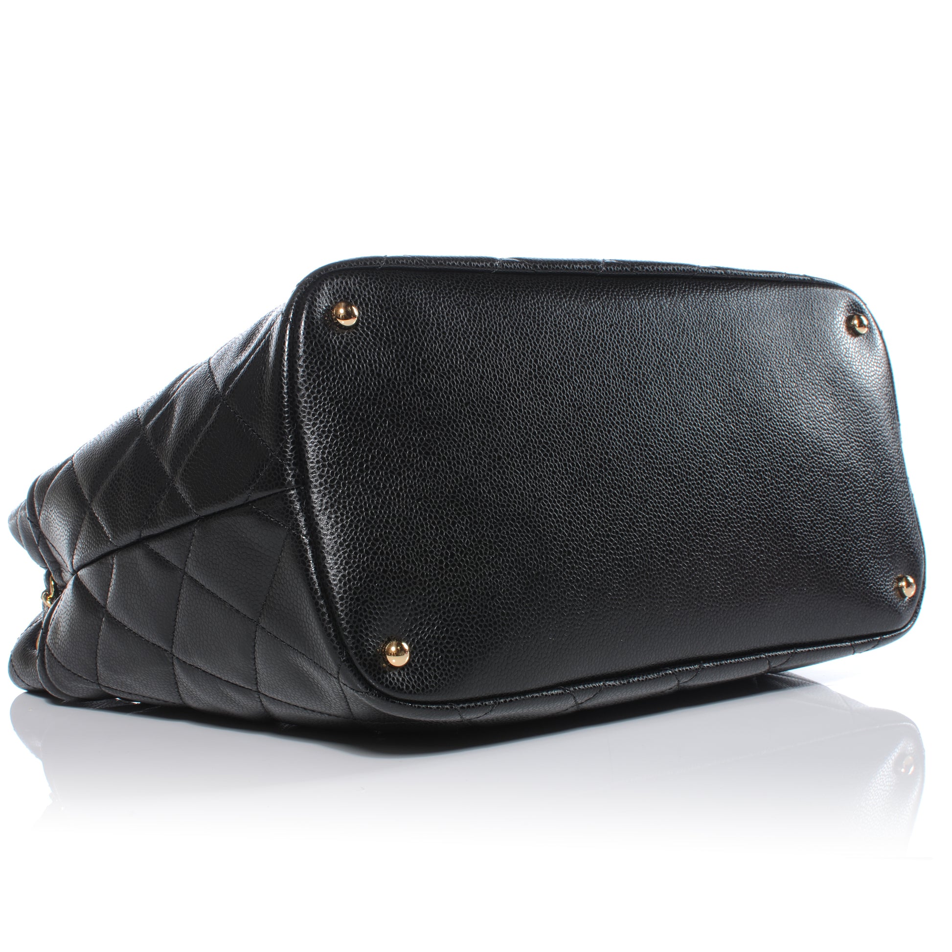Chanel Caviar CC Timeless Tote Black 4 of 8