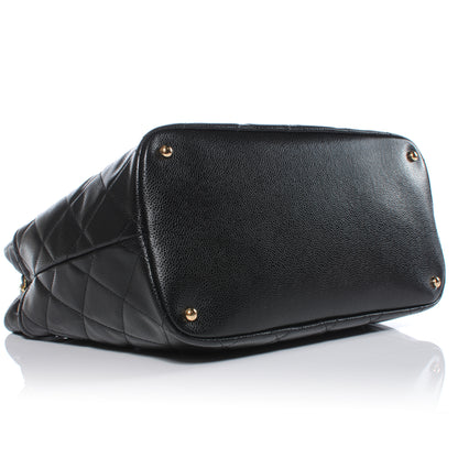Chanel Caviar CC Timeless Tote Black 4 of 8