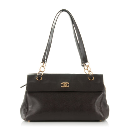 Chanel Caviar Shoulder Bag Brown 1 of 6
