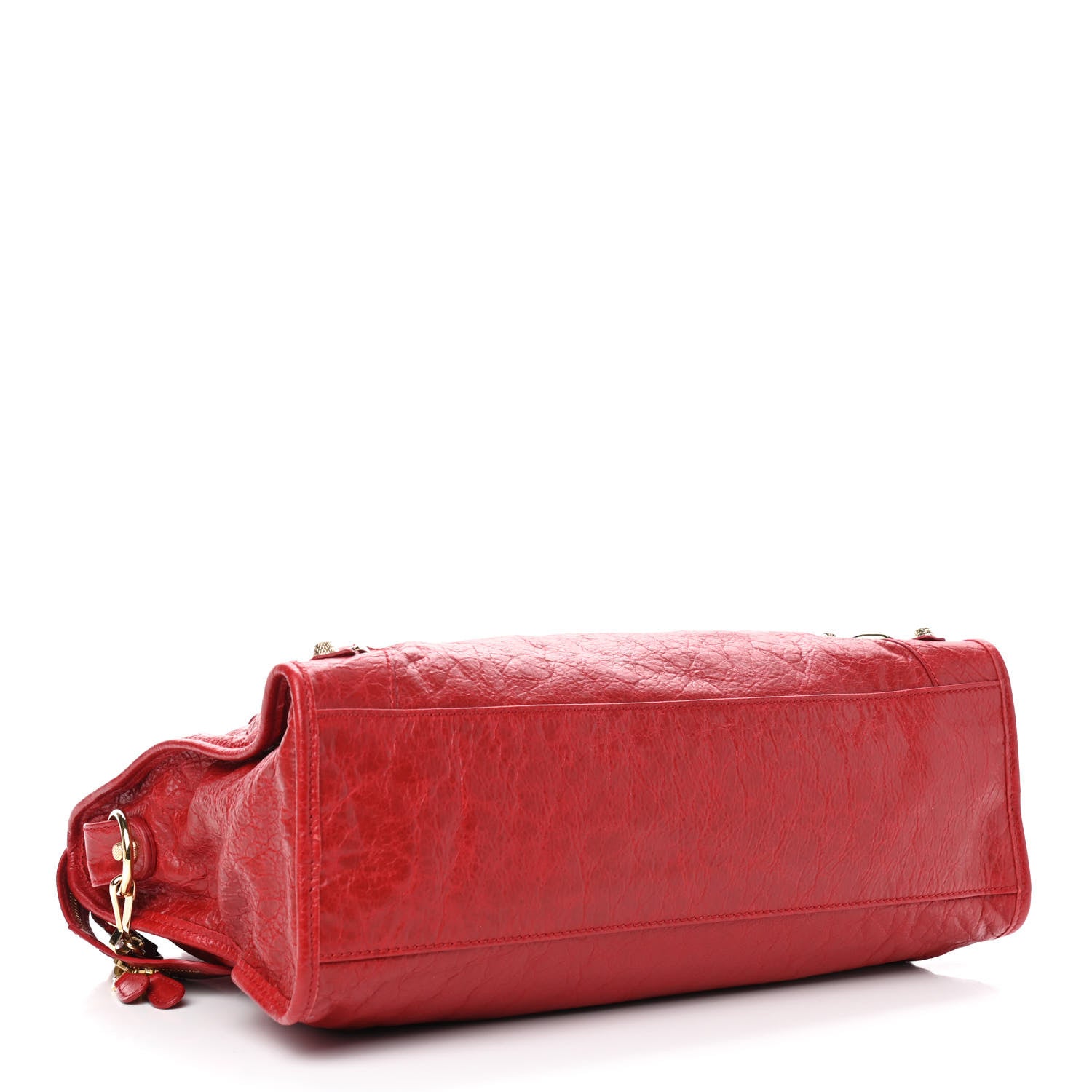 Balenciaga Agneau Giant 12 Gold Hardware City Rouge Lipstick 4 of 9