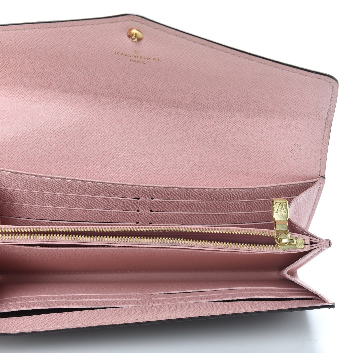 Louis Vuitton Monogram Sarah Wallet NM Rose Ballerine 5 of 9