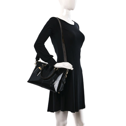 Louis Vuitton Patent Calfskin Miroir Tote Black 2 of 8