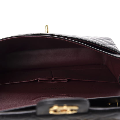 Chanel Lambskin Quilted Medium Double Flap Black 6 of 11