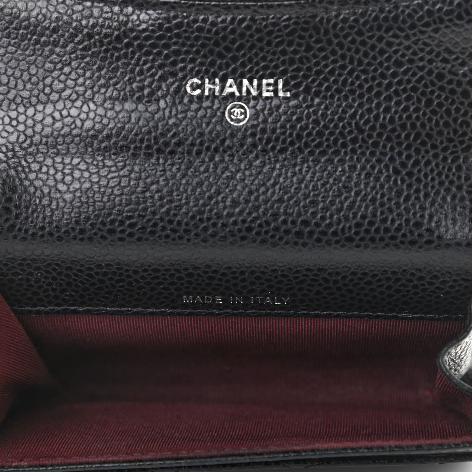 Chanel Caviar Quilted Flap Card Holder Wallet Black 5 of 8