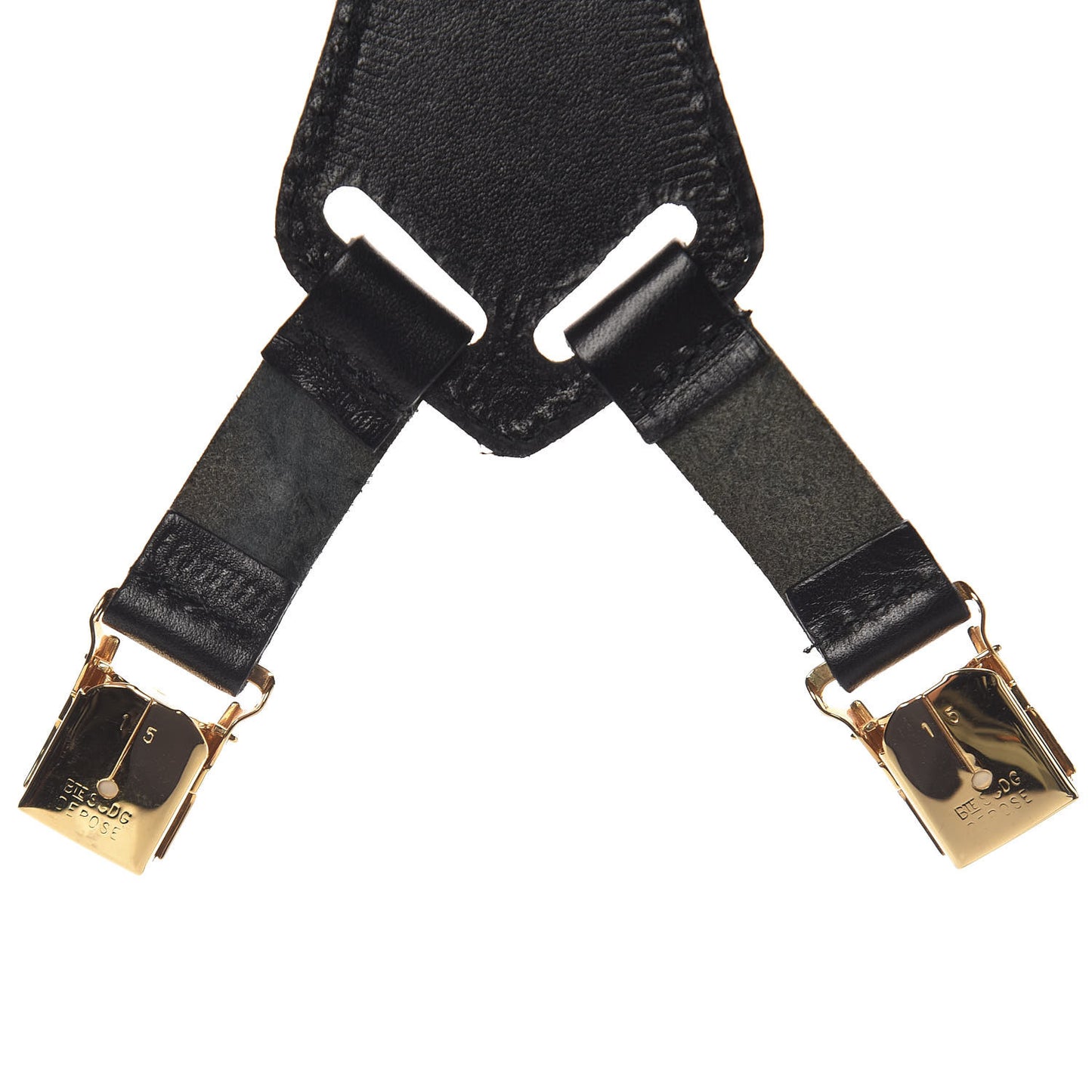 Logo Suspenders Black White