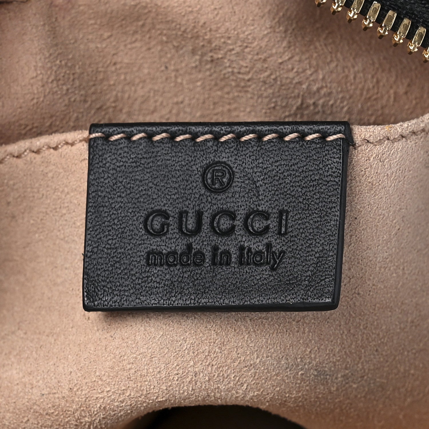 Gucci Suede Small Ophidia Belt Bag 85 34 Brown 7 of 10