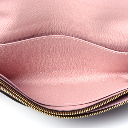 Louis Vuitton Damier Ebene Caissa Wallet Rose Ballerine 4 of 12