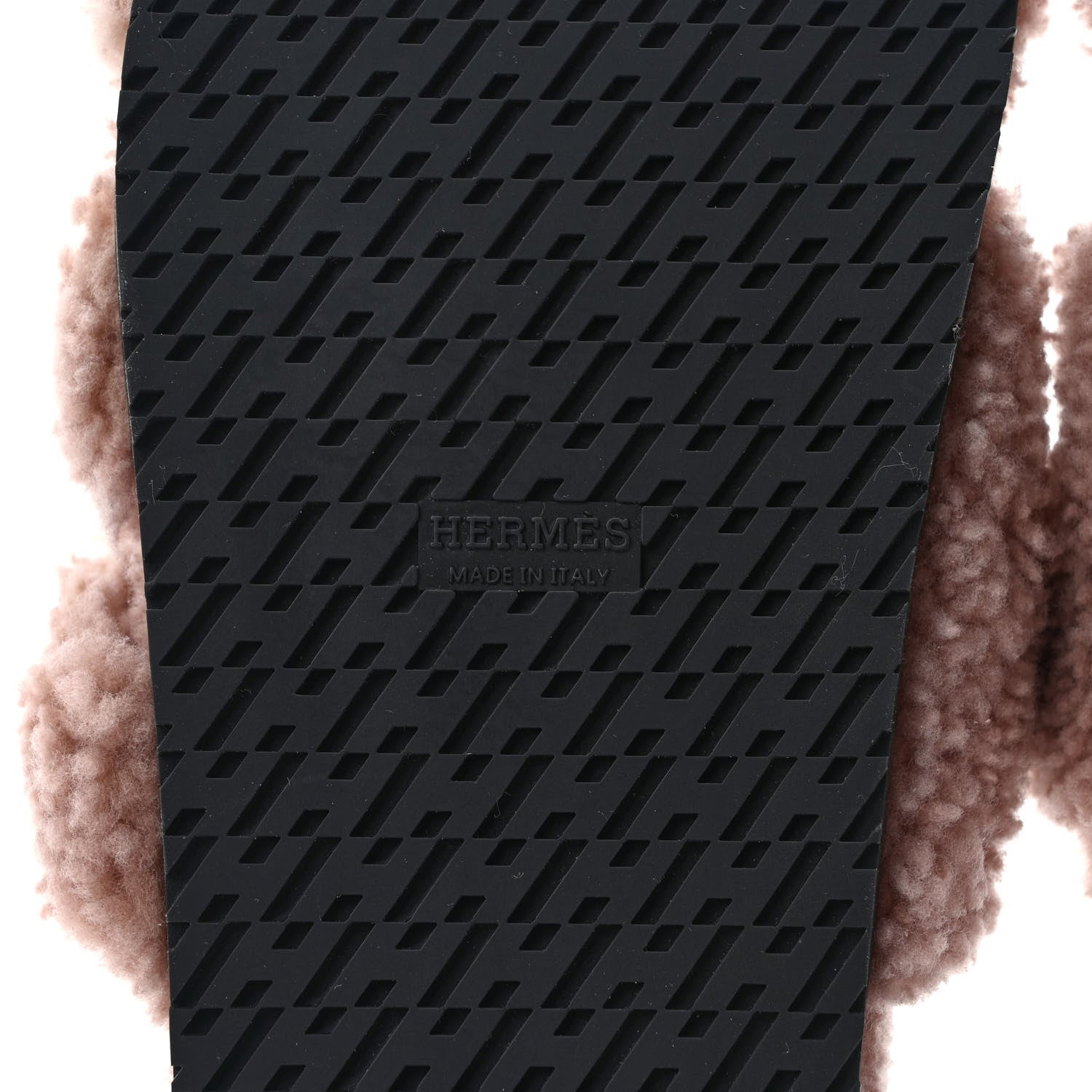 Hermes Woolskin Womens Chypre Sandals 41 Bois De Santal 6 of 8