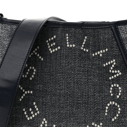 Stella McCartney Eco Alter Denim Logo Mini Crossbody Blue 7 of 12