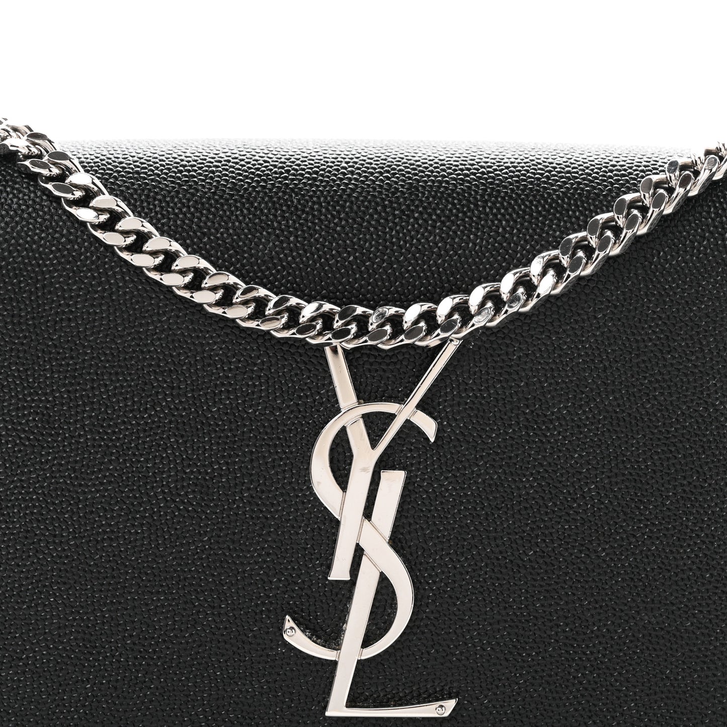 Grain De Poudre Small Monogram Kate Satchel Black