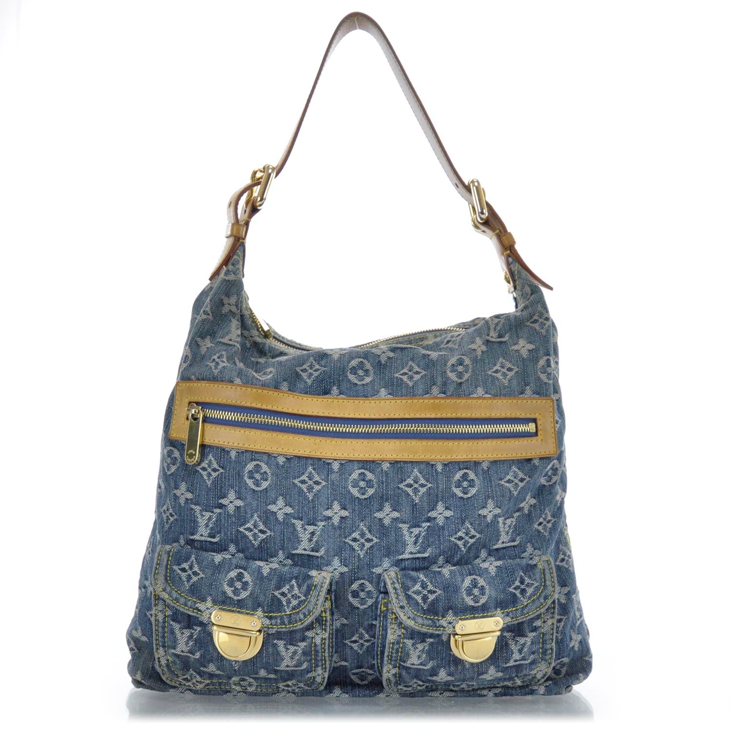 Louis Vuitton Denim Baggy GM Blue 1 of 10