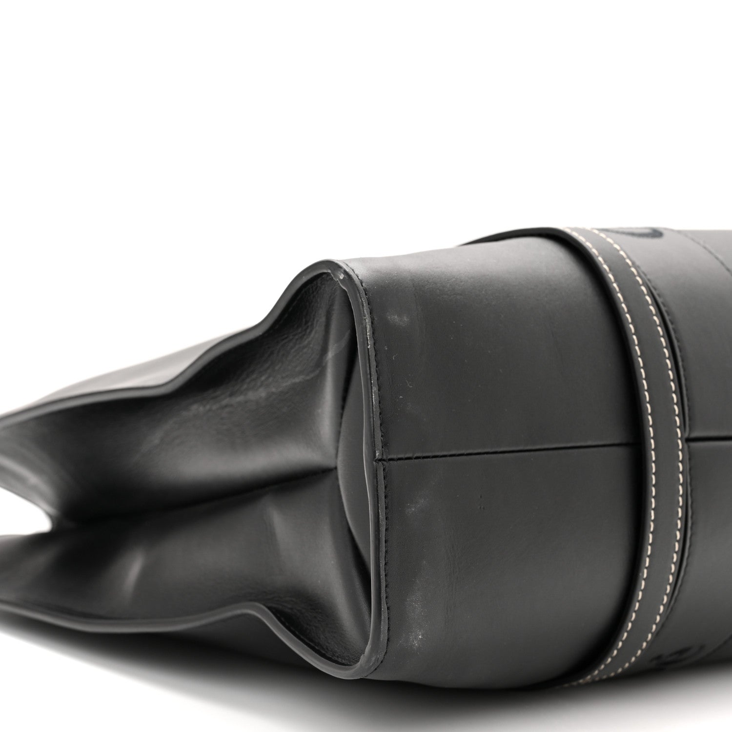 Chloe Calfskin Large Woody Tote Black 9 of 11