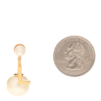 Christian Dior Pearl My ABCDior L Tribale Earring Gold 2 of 4