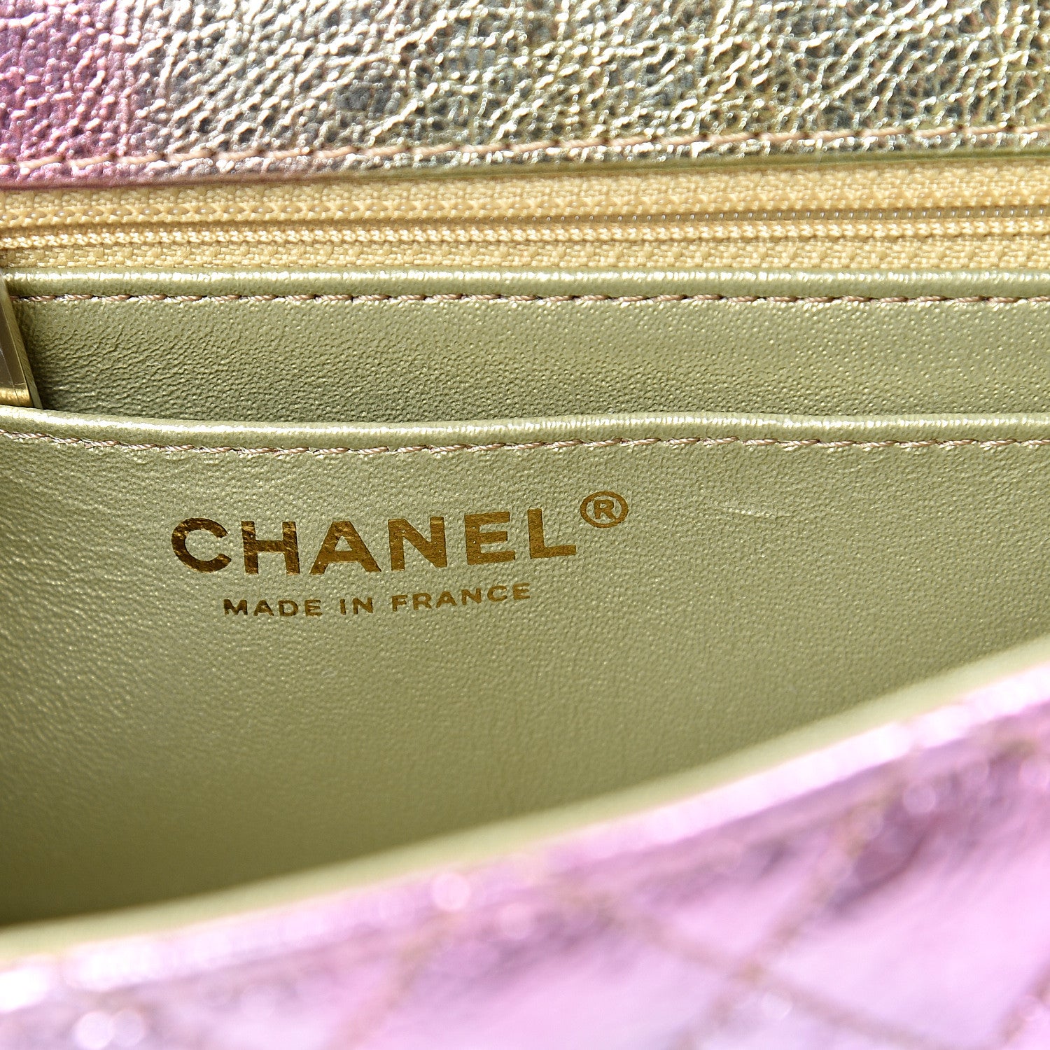 Chanel Metallic Goatskin Quilted Mini 2.55 Reissue Flap Multicolor 5 of 10