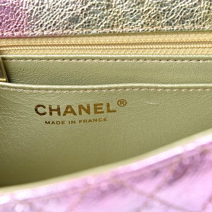 Chanel Metallic Goatskin Quilted Mini 2.55 Reissue Flap Multicolor 5 of 10