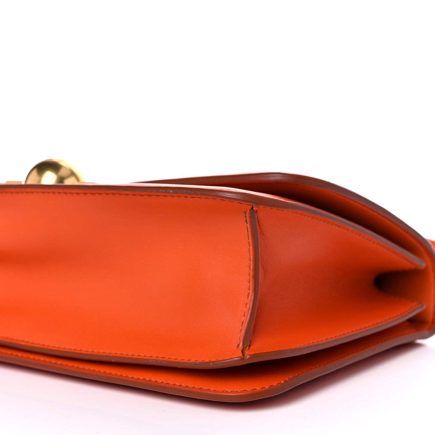 Spazzolato Calfskin Classic BV Classic Bag Orange