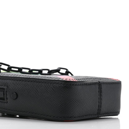 Louis Vuitton Taiga Rainbow Danube Messenger Black 7 of 8
