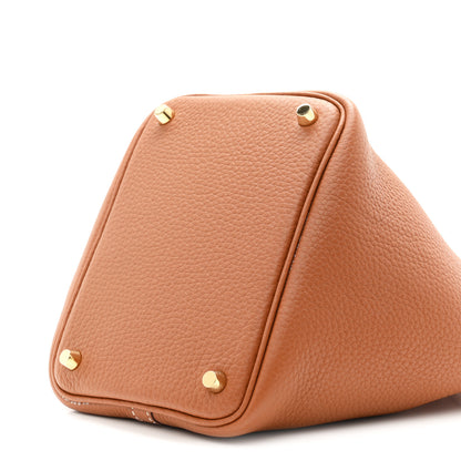 Hermes Taurillon Clemence Picotin Lock 18 PM Gold 10 of 10