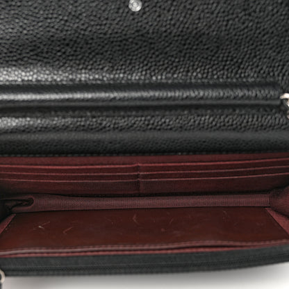 Chanel Caviar Quilted Wallet on Chain WOC Black 5 of 12