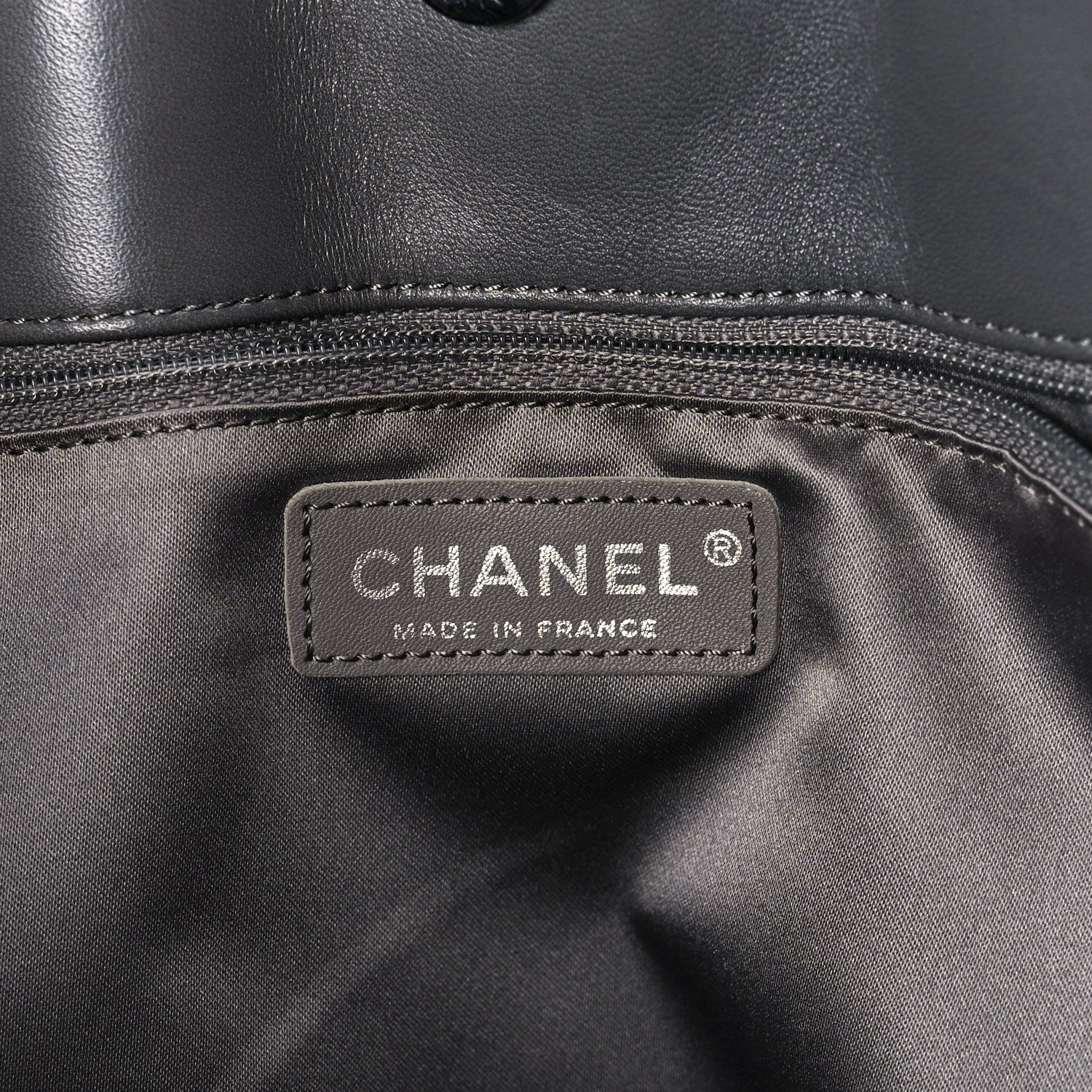 Chanel Vinyl Funny Tweed Patchwork Tote Grey 6 of 12