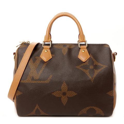 Reverse Monogram Giant Speedy Bandouliere 30