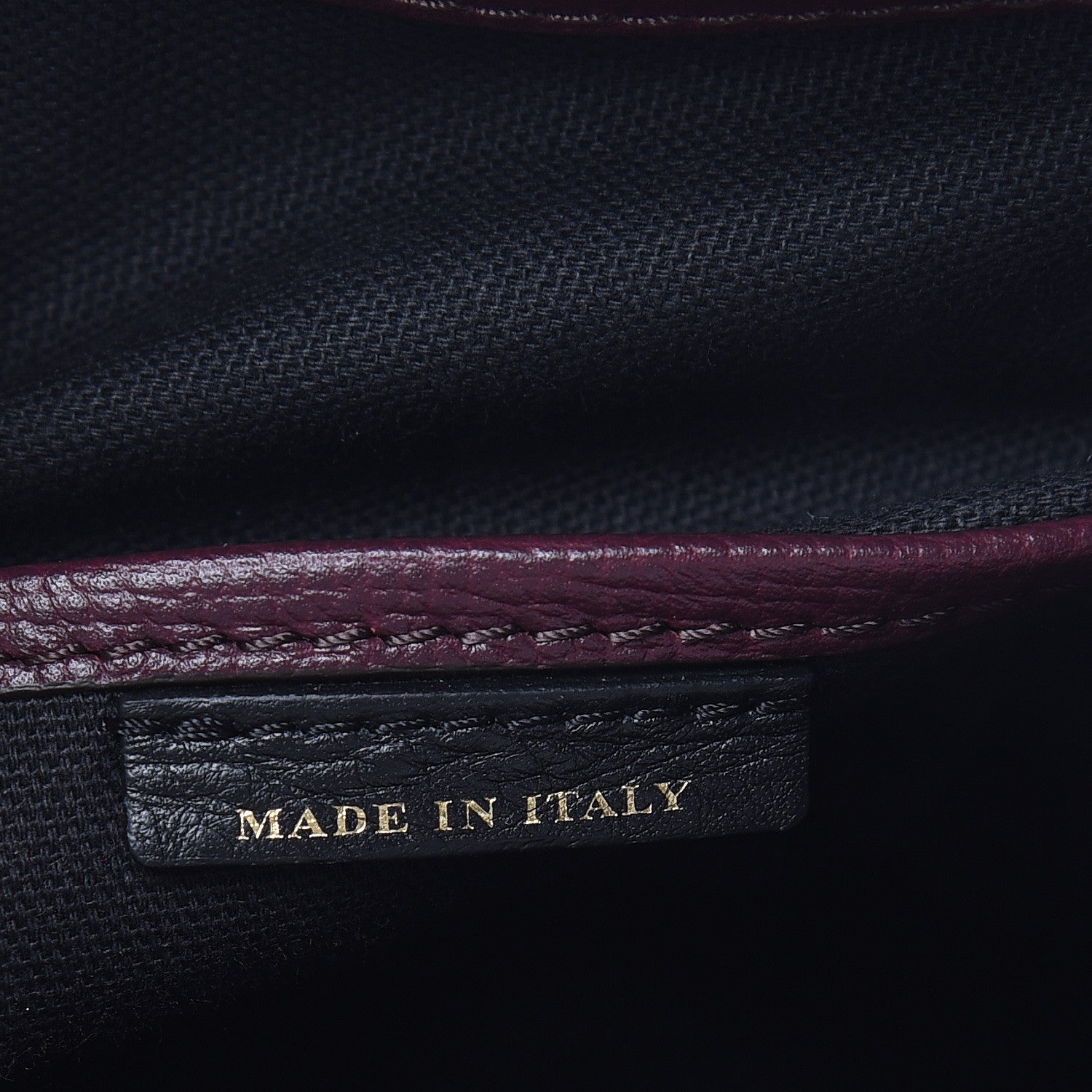 Burberry Grainy Calfskin House Check Medium Banner Tote Elderberry 9 of 13