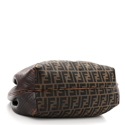 Fendi Zucca Nappa Nuvolata Vitello Tortuga Spy Tobacco Moro 4 of 17