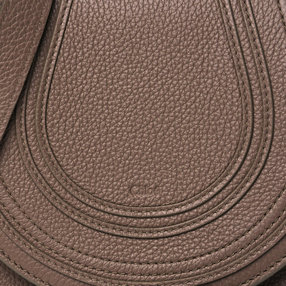 Chloe Calfskin Mini Marcie Round Crossbody Bag Desert Taupe 9 of 11
